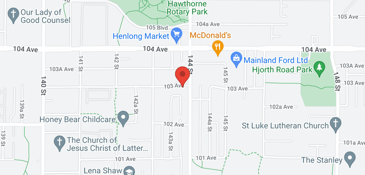 map of 9 14388 103 AVENUE